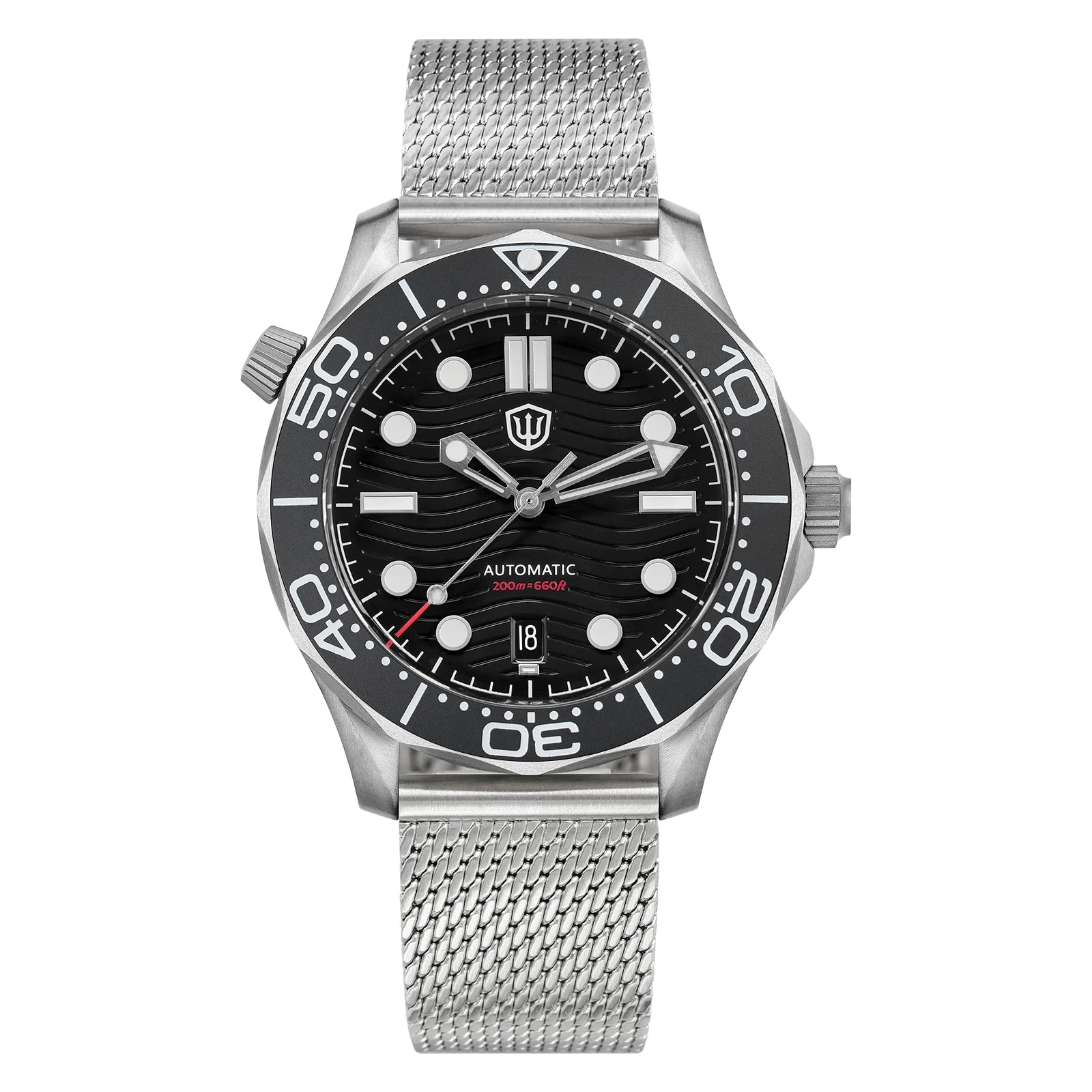 Watchdives WD007 V4 Automatic Dive Watch 200M Waterproof PT5000 Movement Titanium Case Sapphire Crystal Mens Watch With Gift
